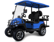 ROYAL EV Blue golf cart