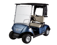 Yamaha matte blue golf cart